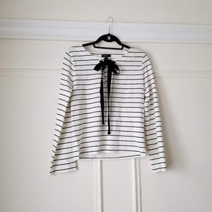 J. CREW Velvet-Tie Top